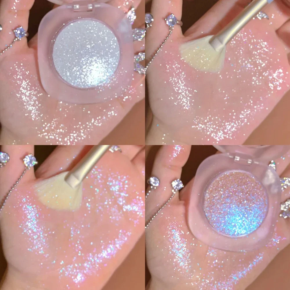 Heallor Highlight Fairy Powder Makeup Makeup Products Highlighter Glitter Powder For Makeup Shimmer Cosmetics High Gloss