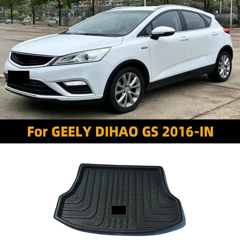 

Car Rear Trunk Mats for GEELY DIHAO GS 2016-IN Waterproof Non-Slip Pad Storage Carpet Auto Accessories Floor Cargo Cover Liner