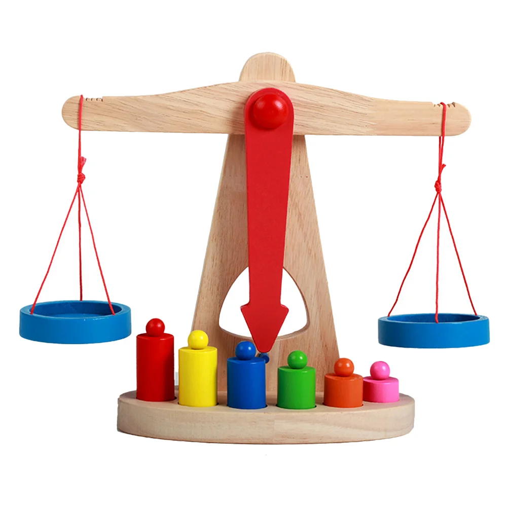 

Balance Scales Wooden Toys The Tools Children's Puzzle Teaching Supplies Educational Playthings Early Kids