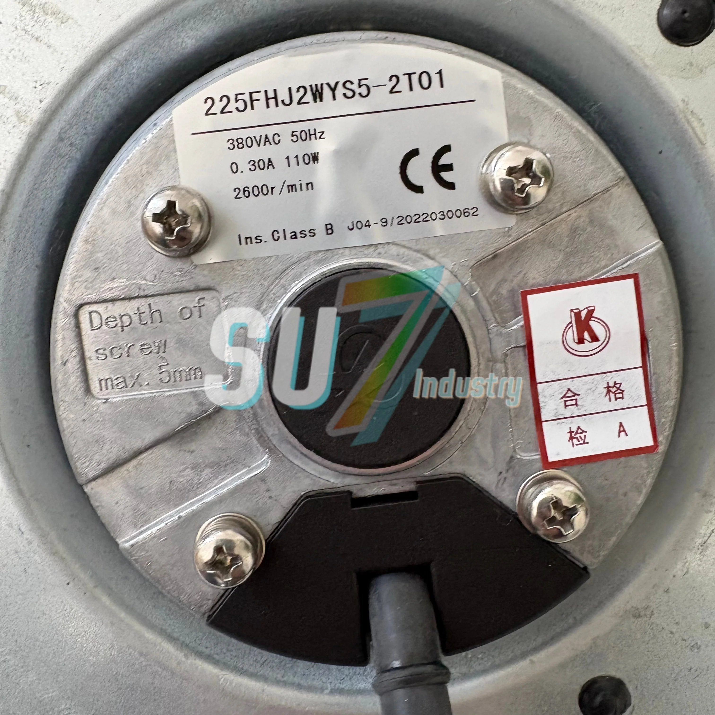 

New original 225FHJ2WYS5-2T01 380V eddy current fan
