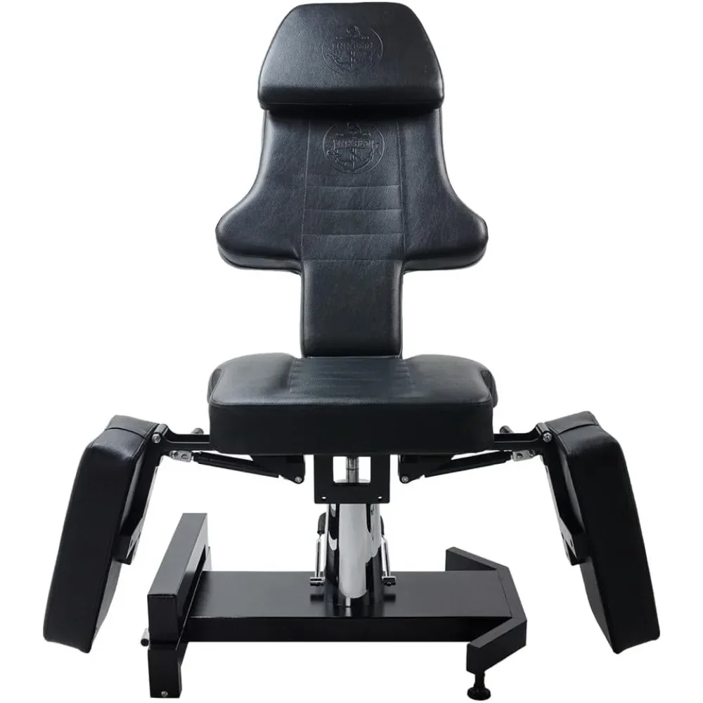 New Patented Electric-Recline Hydraulic Tattoo Bed Client Massage Table Chair Ink Bed Studio Salon Equipment-Black