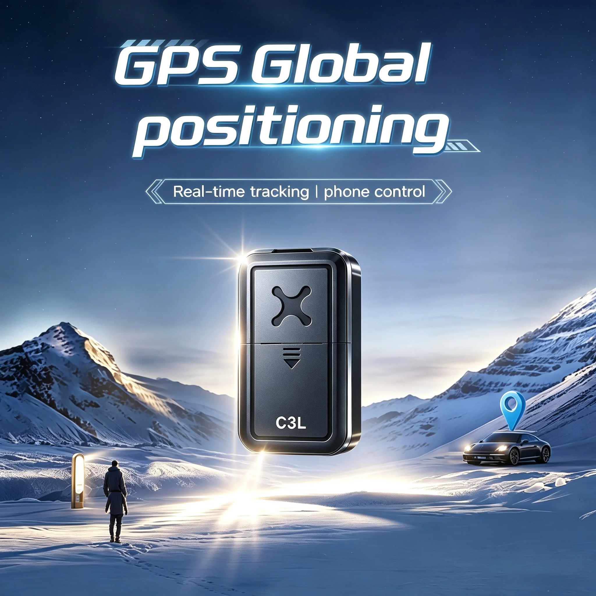 4G Tracker 2G Version GPS Locator Strong Magnet Car GPS Tracker IP65 Waterproof Long Standby Time Support Historical Track Playb