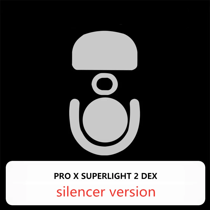 1 Set Ultraglide Mouse Skates For Logitech G PRO X Superlight 2 DEX GPW 4th Generation Control Speed Feet ICE Glides PTFE Feet