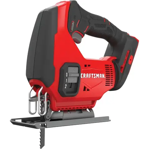 CRAFTSMAN V20 Cordless Jigsaw with 3 Orbital Adjustments and 2,500 SPM (Bare Tool)