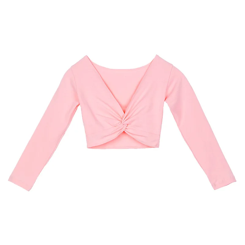 英国ラテン＆バレエキッズダンスラップぬいぐるみフリースケープ、サーマル長袖付き、女の子試験グレード、秋冬クラシック服