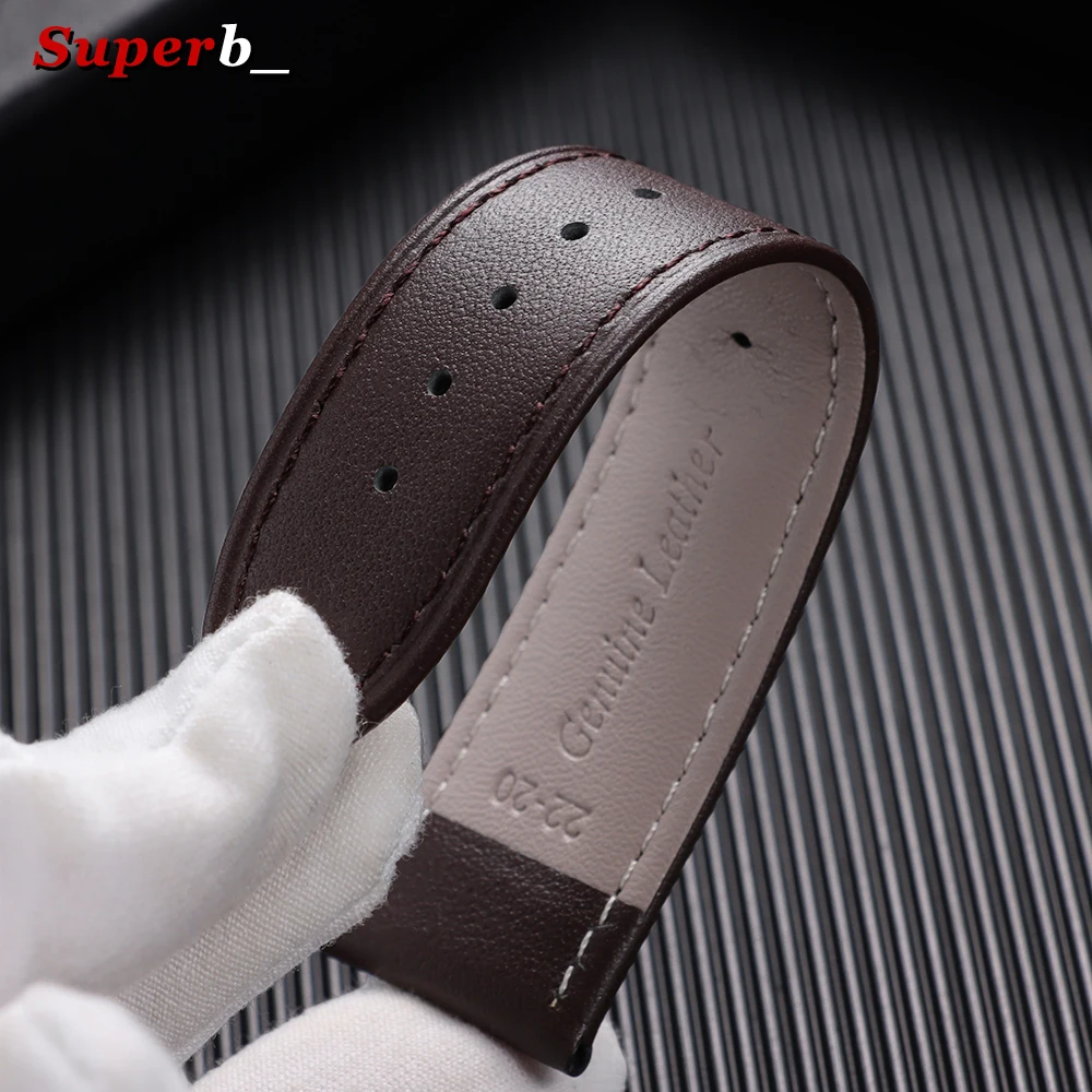 12/14/16/18/19/20/21/22/24 mm Kalbsleder-Uhrenarmband, weiches Material, Uhrenarmband für Herren und Damen, schwarzes Ersatz-Armbanduhrenarmband – Detail 8