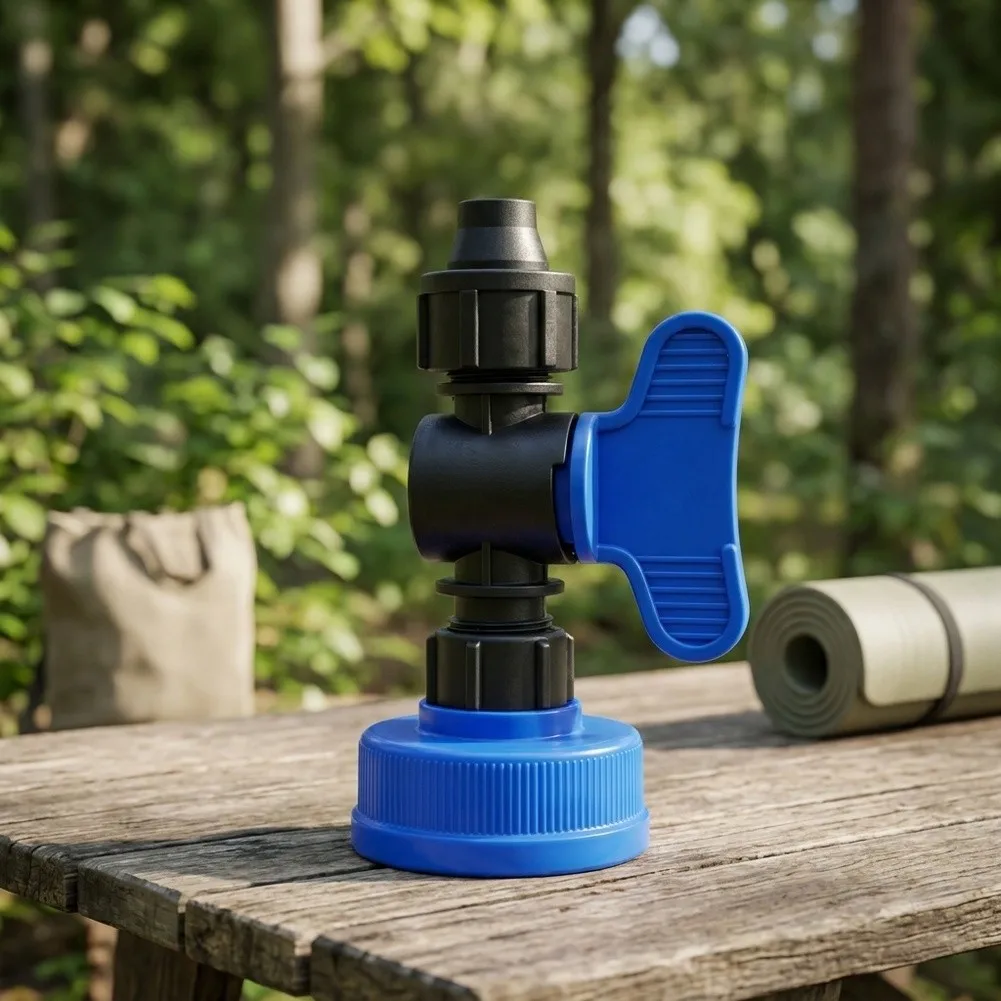 For Camping Trips Blue Washing Solution Dispenser To Use Bottle Watering Robust Plastic Construction For Camping