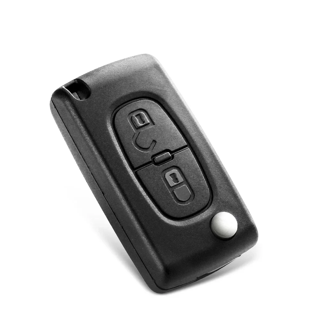 KEYYOU For Peugeot 206 408 1/2/3/4/5/6/807 Partner For Citroen C1/2/3/4/5/6/7/8 Xsara Picasso Remote Car Key Shell CE0523/36