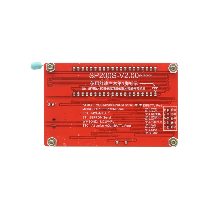 Микроконтроллер 24 ** 93 ** серия EEPROM, программатор, конфорка, микросхема памяти SP200S /w, мини USB-кабель, 6-контактный разъем Dupont Line, новинка