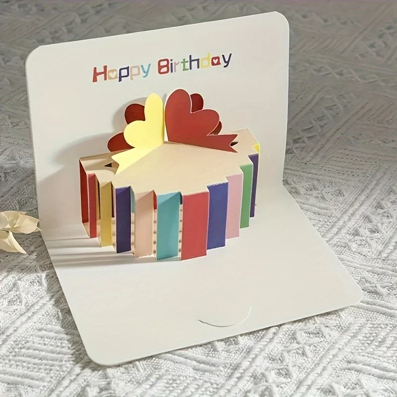 3D pop-up verjaardagskaart met envelop Verjaardagswenskaarten Perfecte feestartikelen Geweldig cadeau voor familievriendenliefhebbers