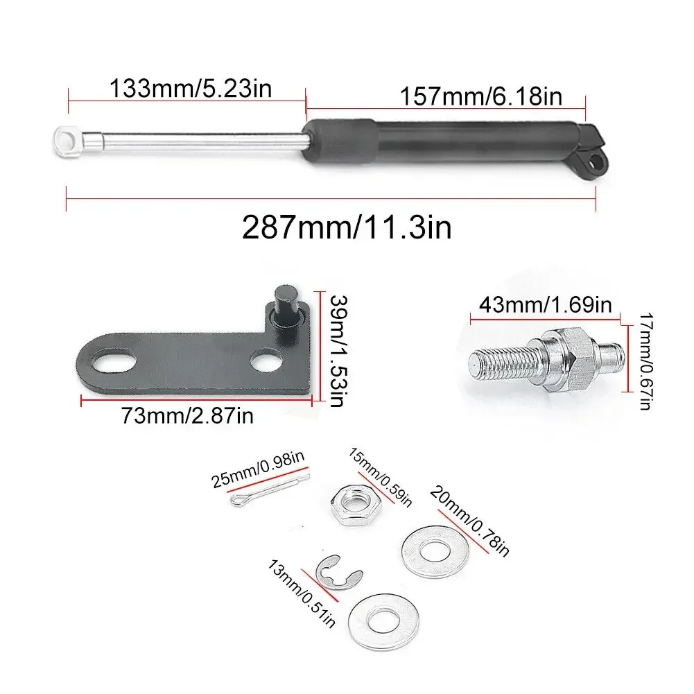 For Isuzu D-Max 2021 2022 Rear Tailgate Slow Down Damper Lift Support Gas Strut Bars Spring Shock Rod Car Tuning Accessories