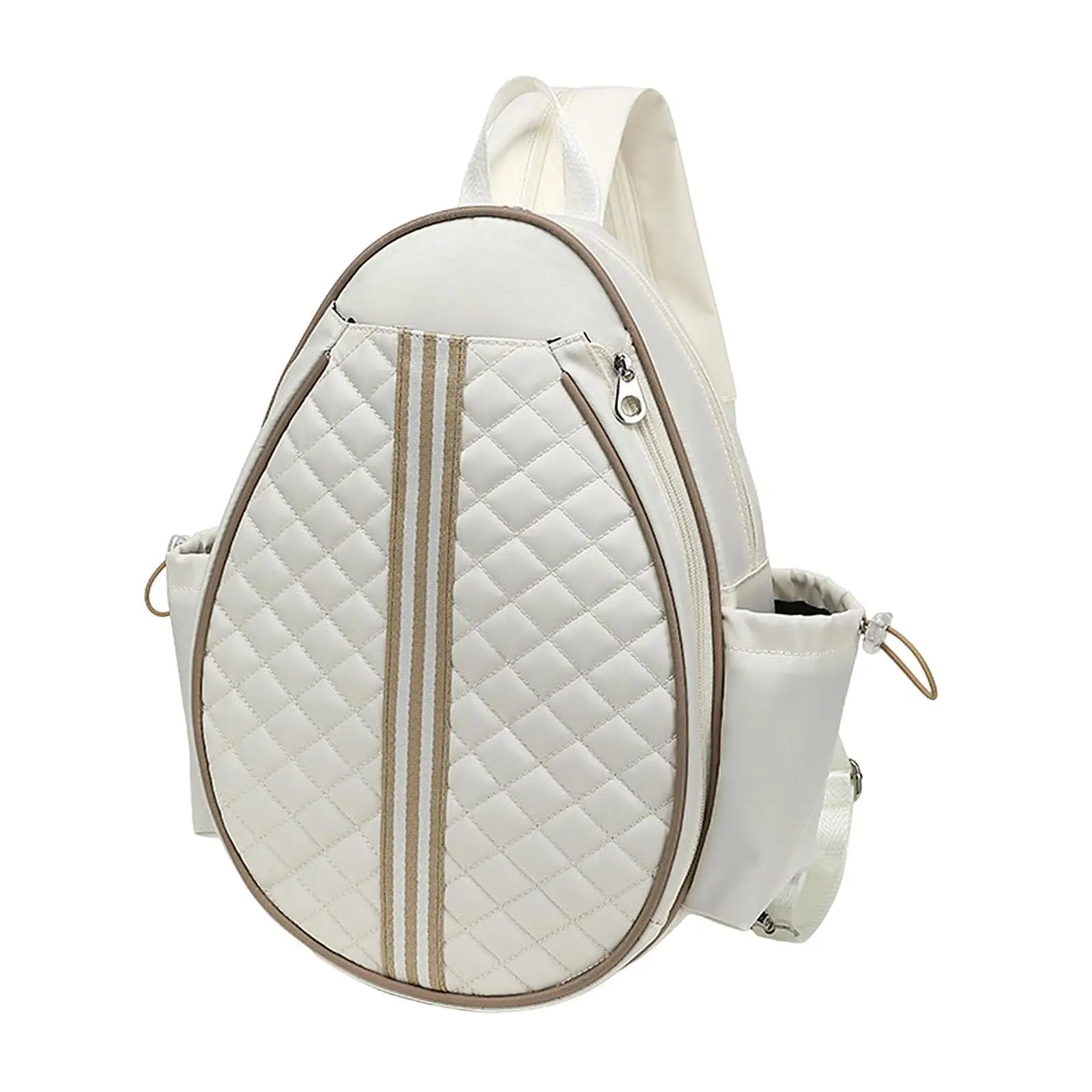 

Tennis Crossbody Bag Waterproof Carry Bag Adults Zipper Portable Pickleball Racket Storage Youth Organizer Badminton Racquet Bag