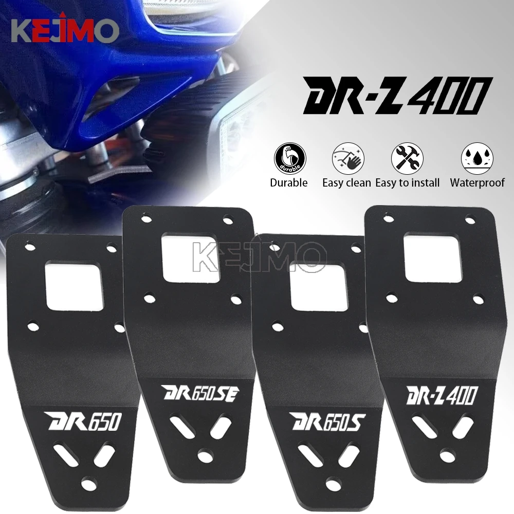 

DR650 / S / SE 1996 - 2026 DRZ400 2000 - 2026 For Suzuki Motorcycle Auxiliary Lights LED Lights Bracket Fog Lights Brackets Fit