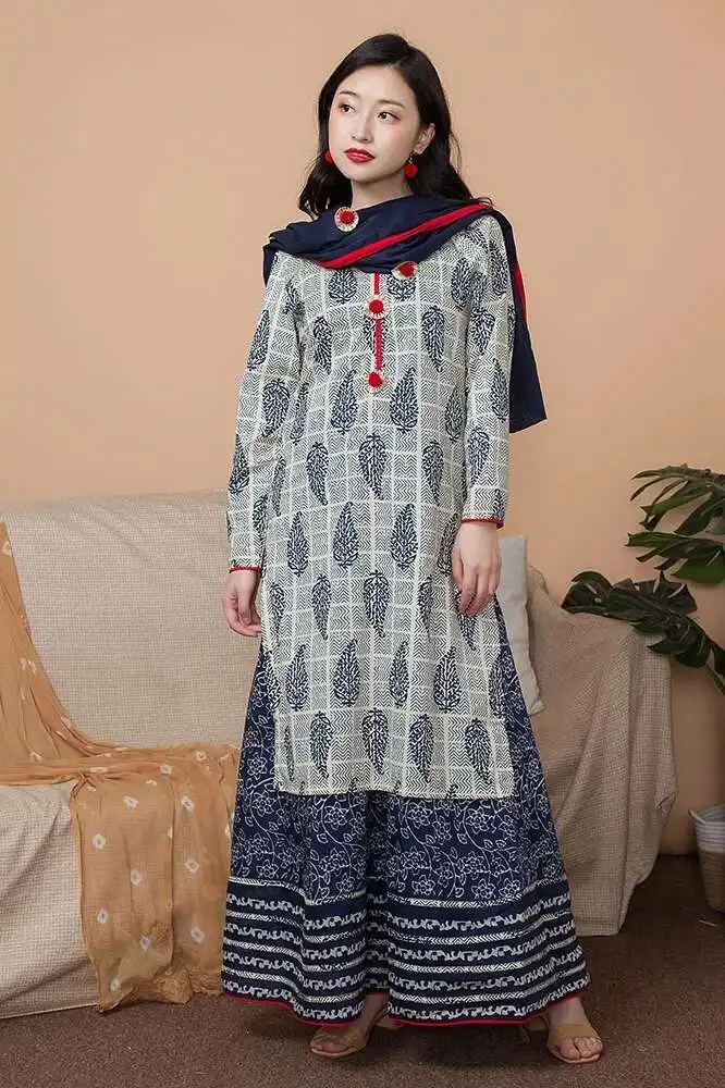 Indian Women's Ethnic Style Pure Cotton Printed Spring/summer New Product - view 5