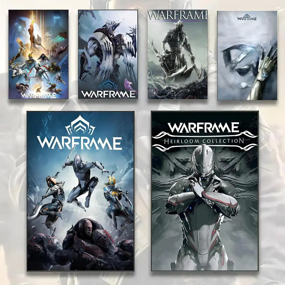 Game Anime W-Warframe Painting Calligraphy Modern Canvas Wall Art Prints for Living Room Decor | Wall Decals