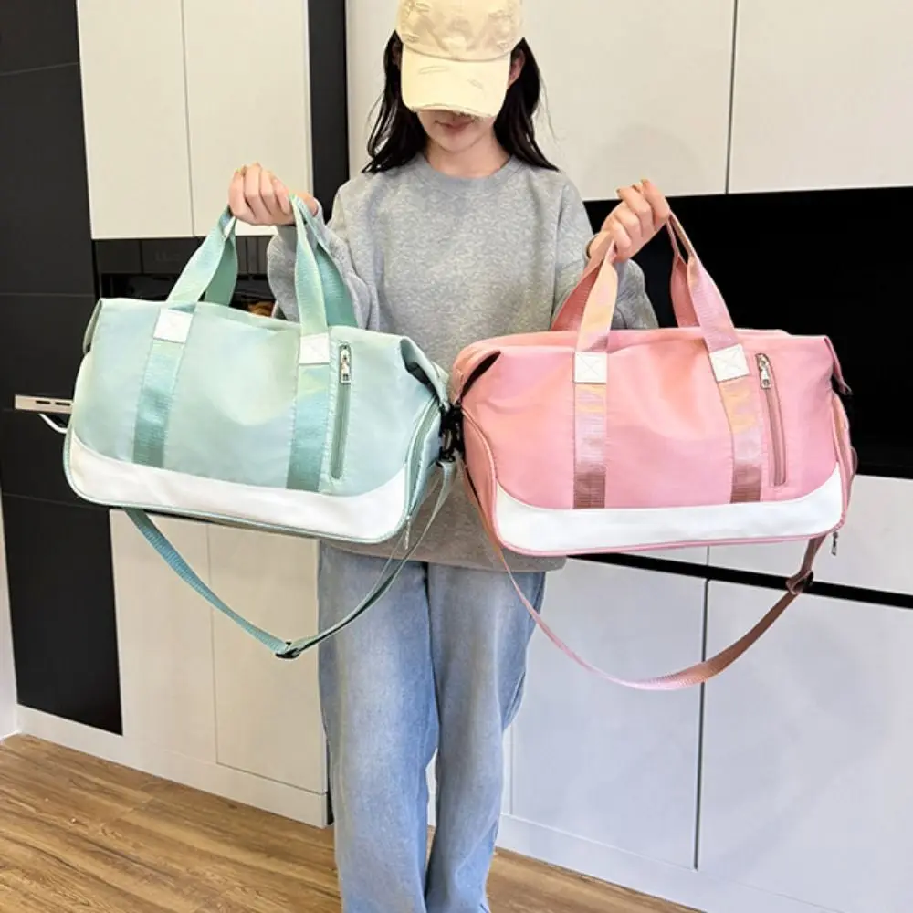 Nylon Yoga Training Bag Multifunctional Large Capacity Sports Fitness Bag Waterproof Portable Travel Tote Bag Business