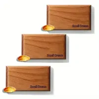Smell Dream Car Air Freshener - Wooden Deodorizer  - Auto Scent Diffuser- Amber Scent Refill - Pack of 3 - NO CLIP INCLUDED