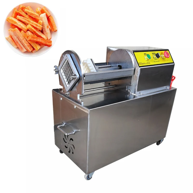 

Automatic commercial French fries cutting machine Potato Cucumber Strip cutting machine french fry cutter