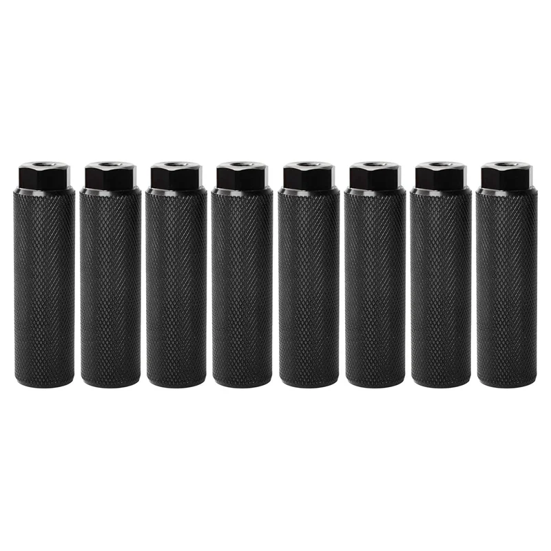 

A99I-8Pcs Bike Pegs,Aluminum Alloy Anti-Skid Lead Foot Bicycle Pedals BMX Pegs For MTB Bike Cycling Rear Stunt 3/8 Inch Axles