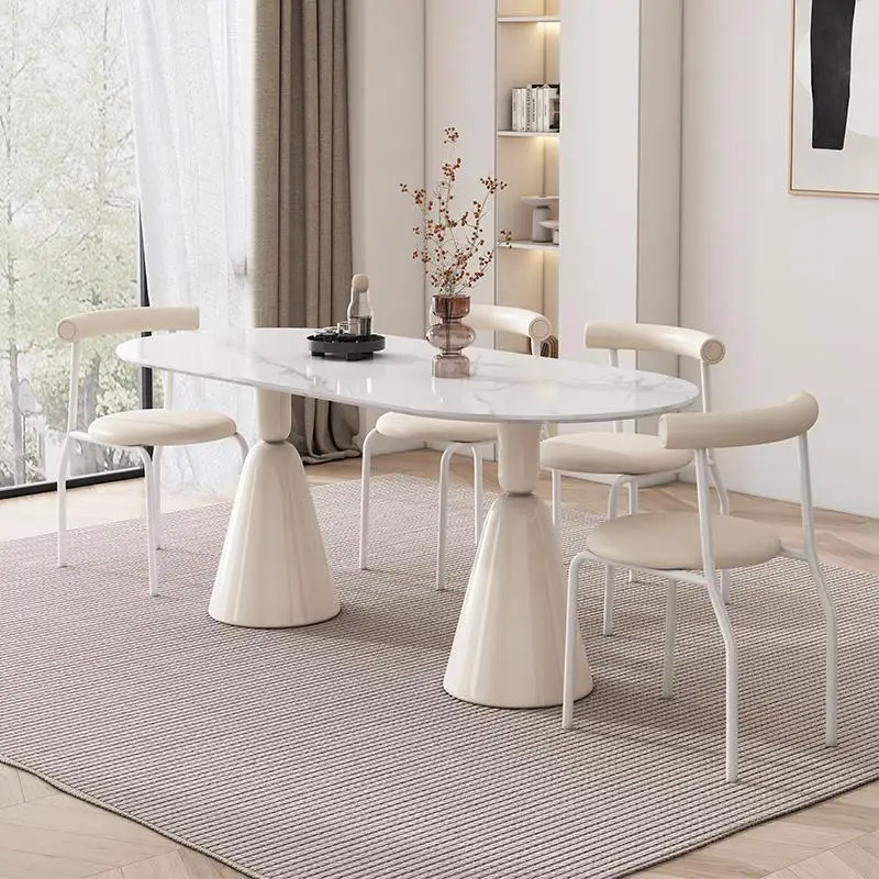 Dining room furniture Nordic rock plate dining table chair combination table small household modern simple dining table