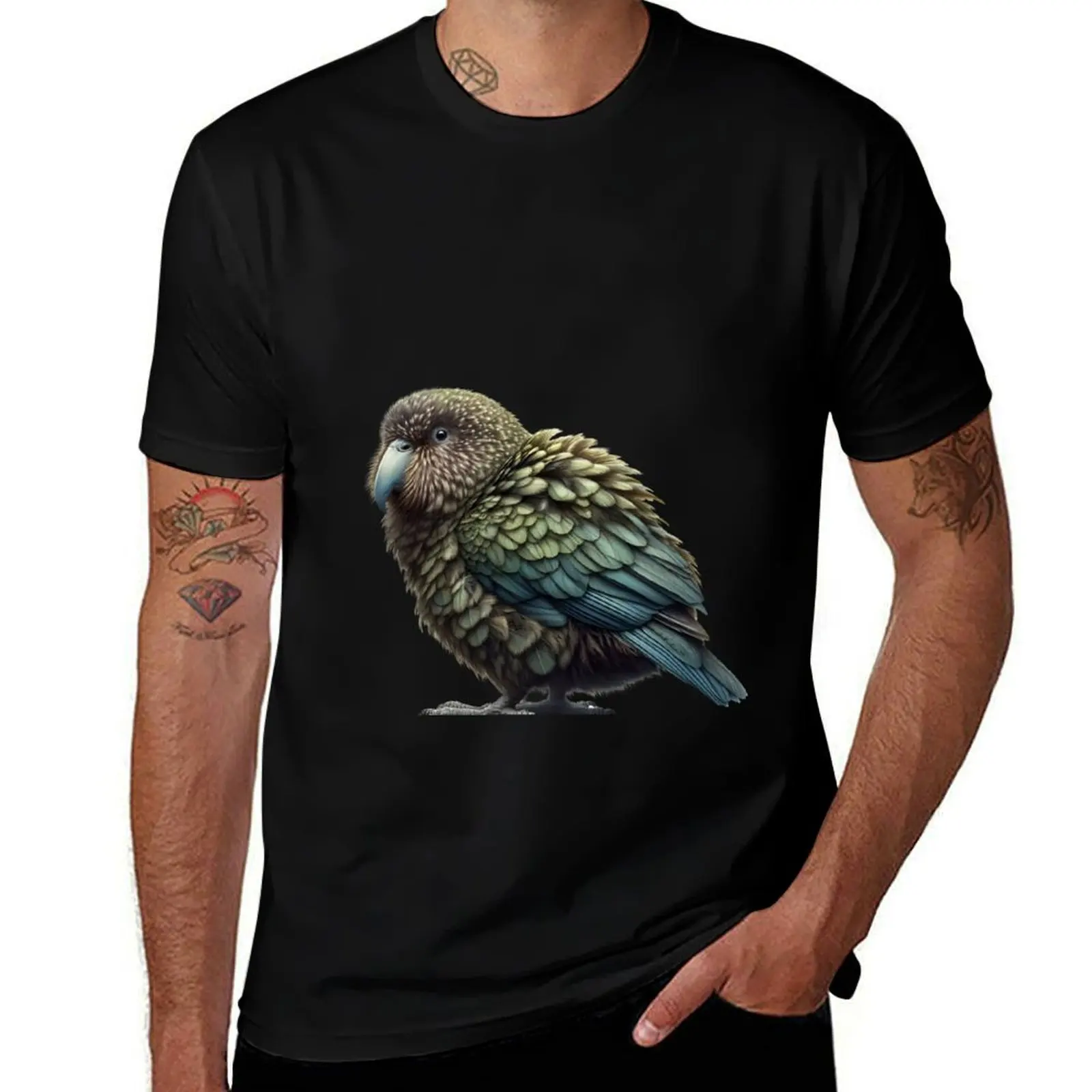 

Kakapo Art Kakapo Lovers T-Shirt Basic Casual Wear Short Sleeve Top