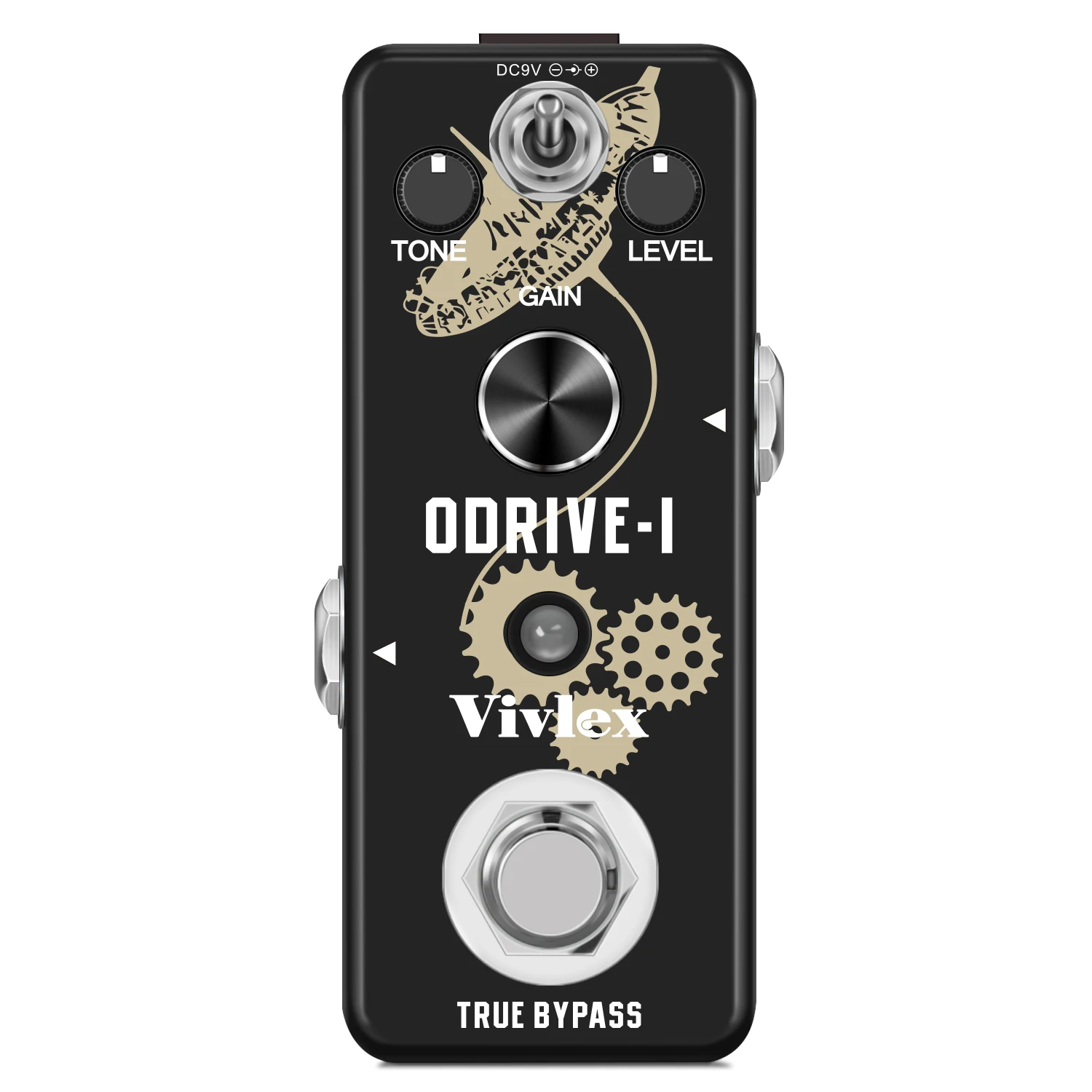 Vivlex LEF-302A Guitar Overdrive Effect Pedal Analog Classic Blues Style With Bright And Wild Sound Ture Bypass Full Metal Case