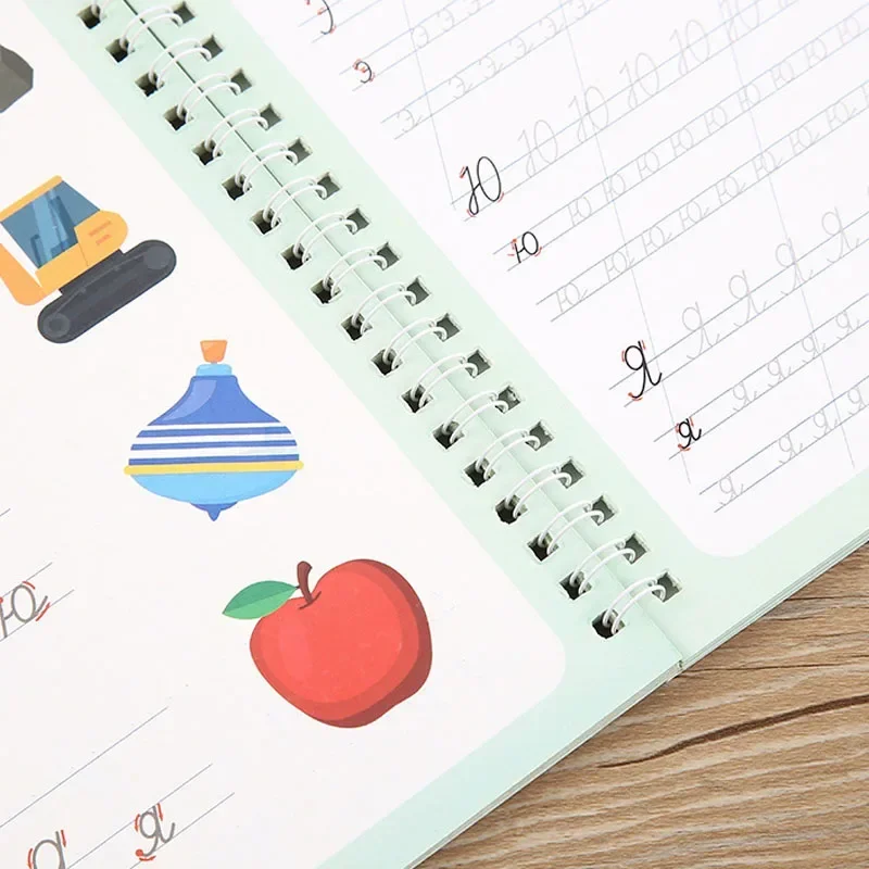 Reusable Russian Writing Paste Calligraphy Handwriting Copybook For Kid Children's Book Russian Letter Practice Toy