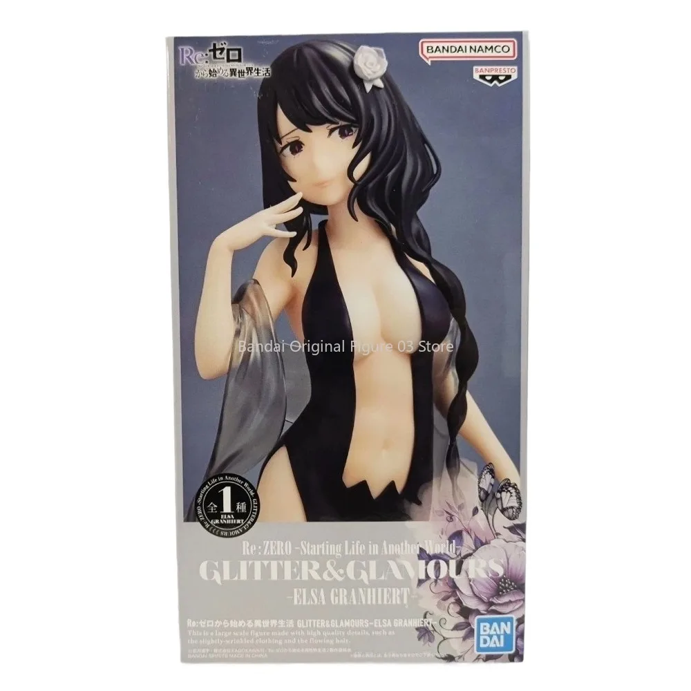 Original Banpresto Glitter & Glamours Elsa Granhiert (Re: ZERO ชีวิตเริ่มต้นในอีกโลกหนึ่ง) อะนิเมะ Action Figure ของเล่นของขวัญ