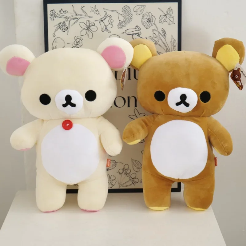 Original Rilakkuma Plush Toys Teddy Bear Peluche Lovely Anime Kawaii Bear Stuffed Doll Bear Rilakkuma Plushies Anime Girl Gifts