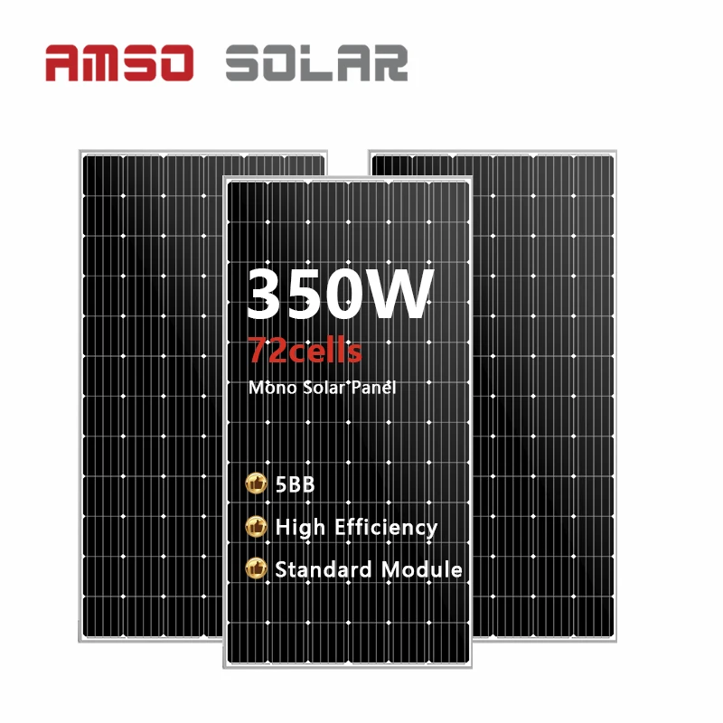 5BB solar module 350 watt 72 cells monocrystalline 350w panel   es  fotovoltaicos