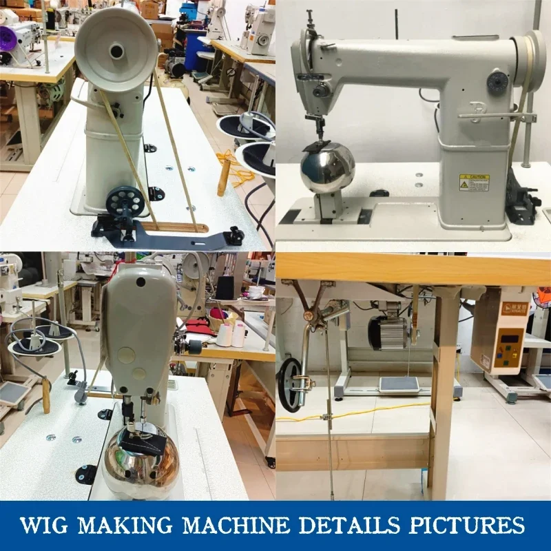 Semi Automatic Wig Making Machine Industrial Extensions Tools Hair Industrial Sewing Machines for Wig Making
