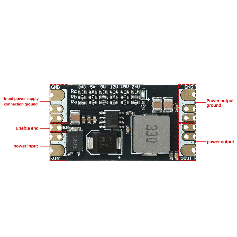 TPS5450 Abwärtswandler DC-DC 5A Step-Down-Modul DC 5,5V-36V auf 5V Leistungsmodul – Detail 11