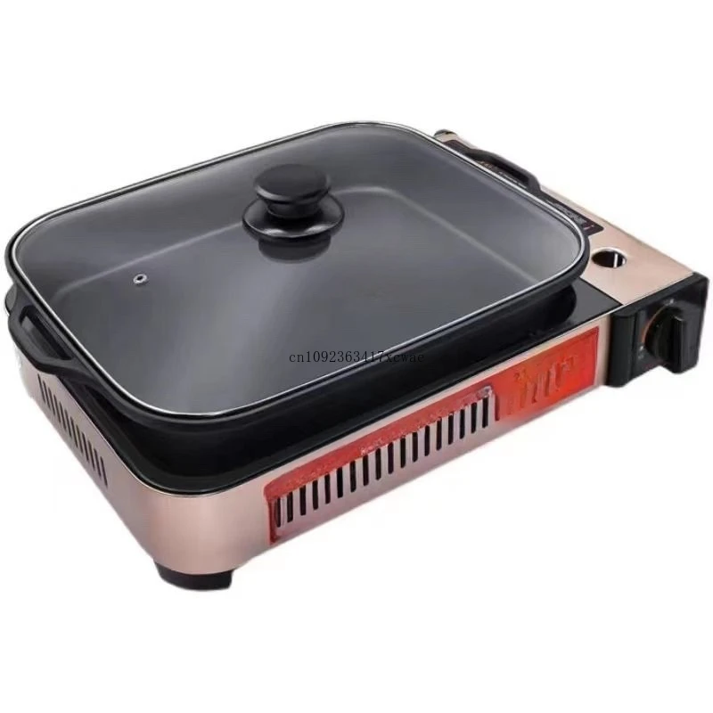 Cassette Oven Outdoor Windproof Hot Pot Barbecue Gas Portable Multi-function Grilled Picnic Accessorios Cocina Camping Mueble