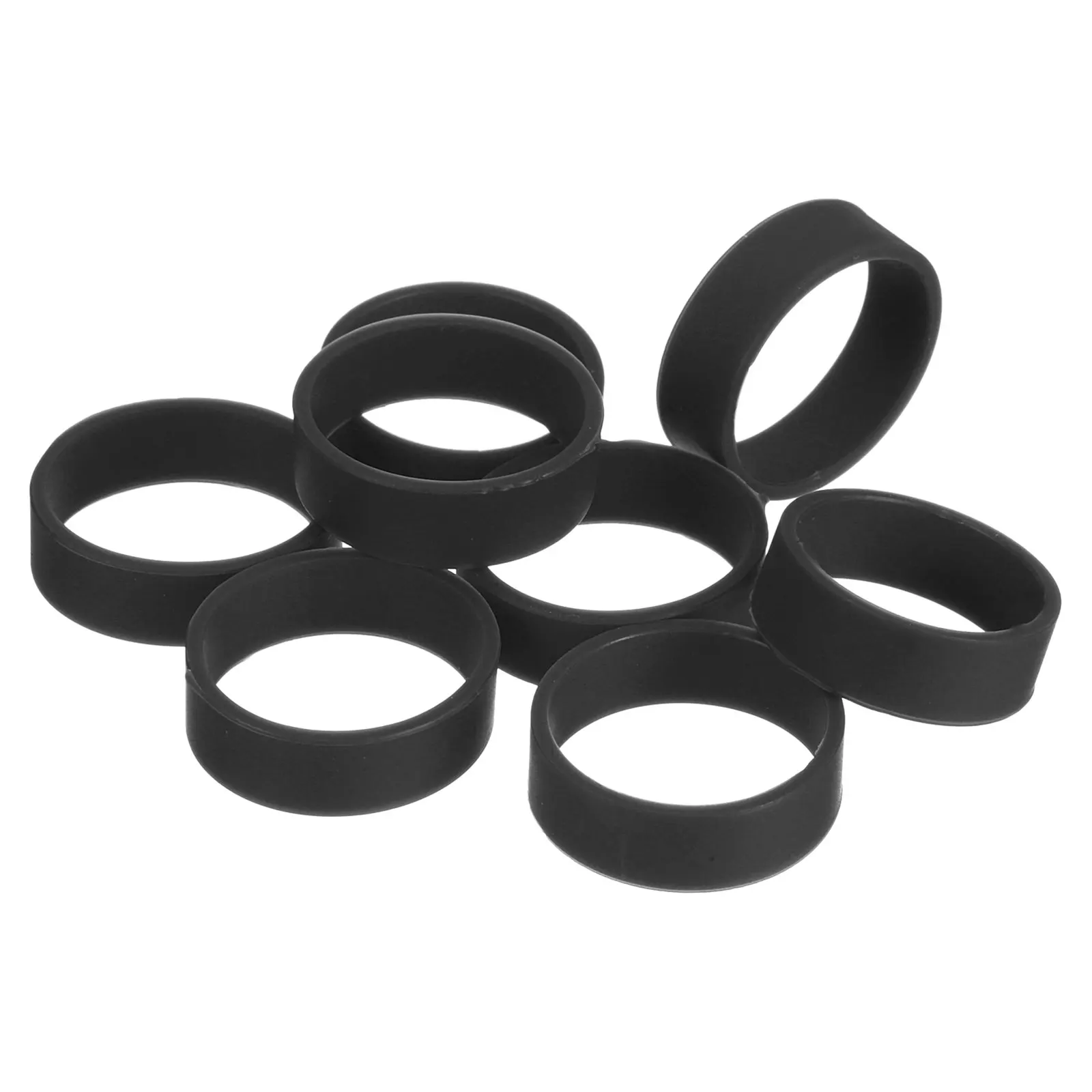 5/10/20 piezas bandas de goma de silicona bandas de goma anillos bridas para cables bandas elásticas fuertes antideslizantes para envolver cables bolsa