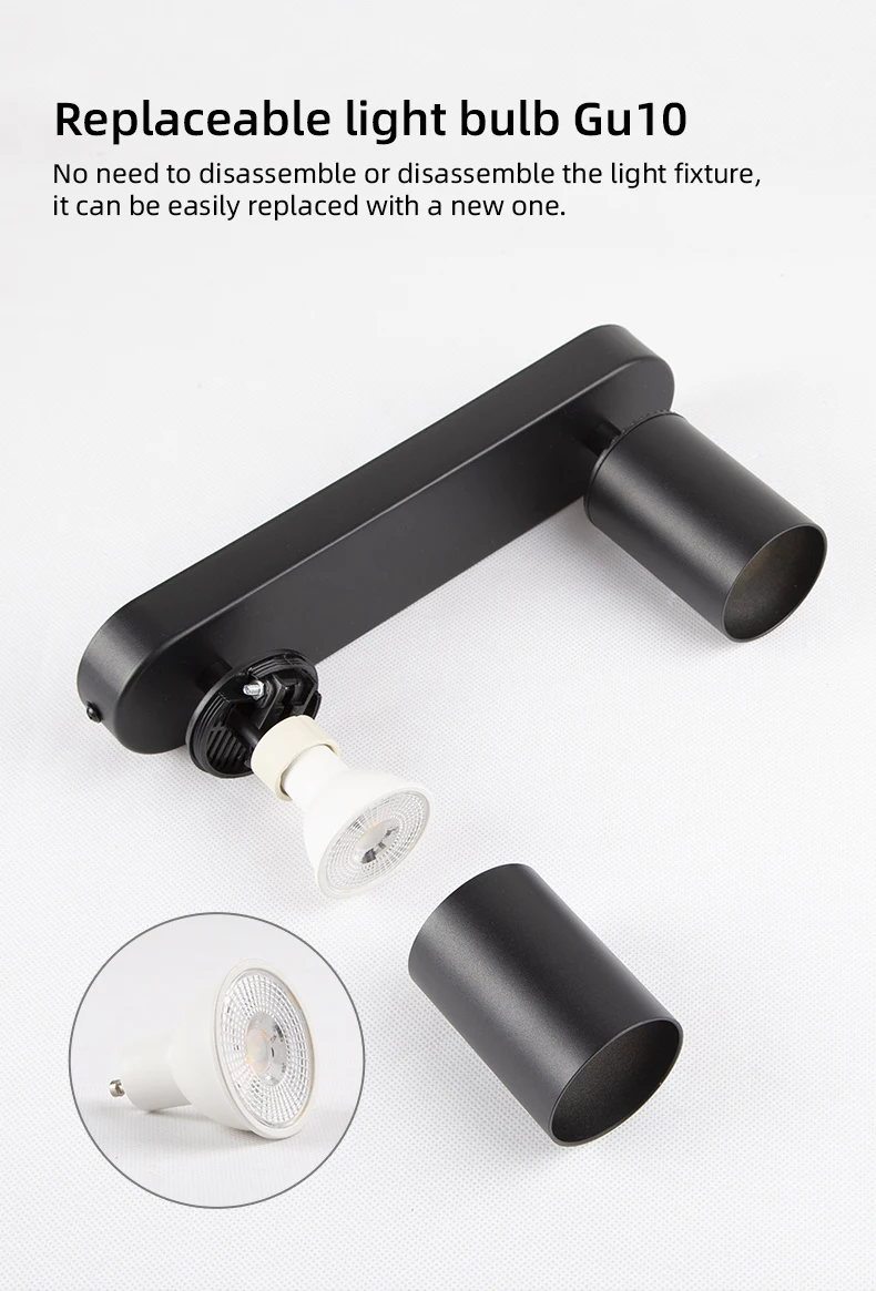 متعدد الرؤوس تدوير قلادة ضوء LED GU10 السقف مصباح معلق LED بقعة ضوء الثريات للمنزل غرفة المعيشة المطبخ غرفة نوم #1