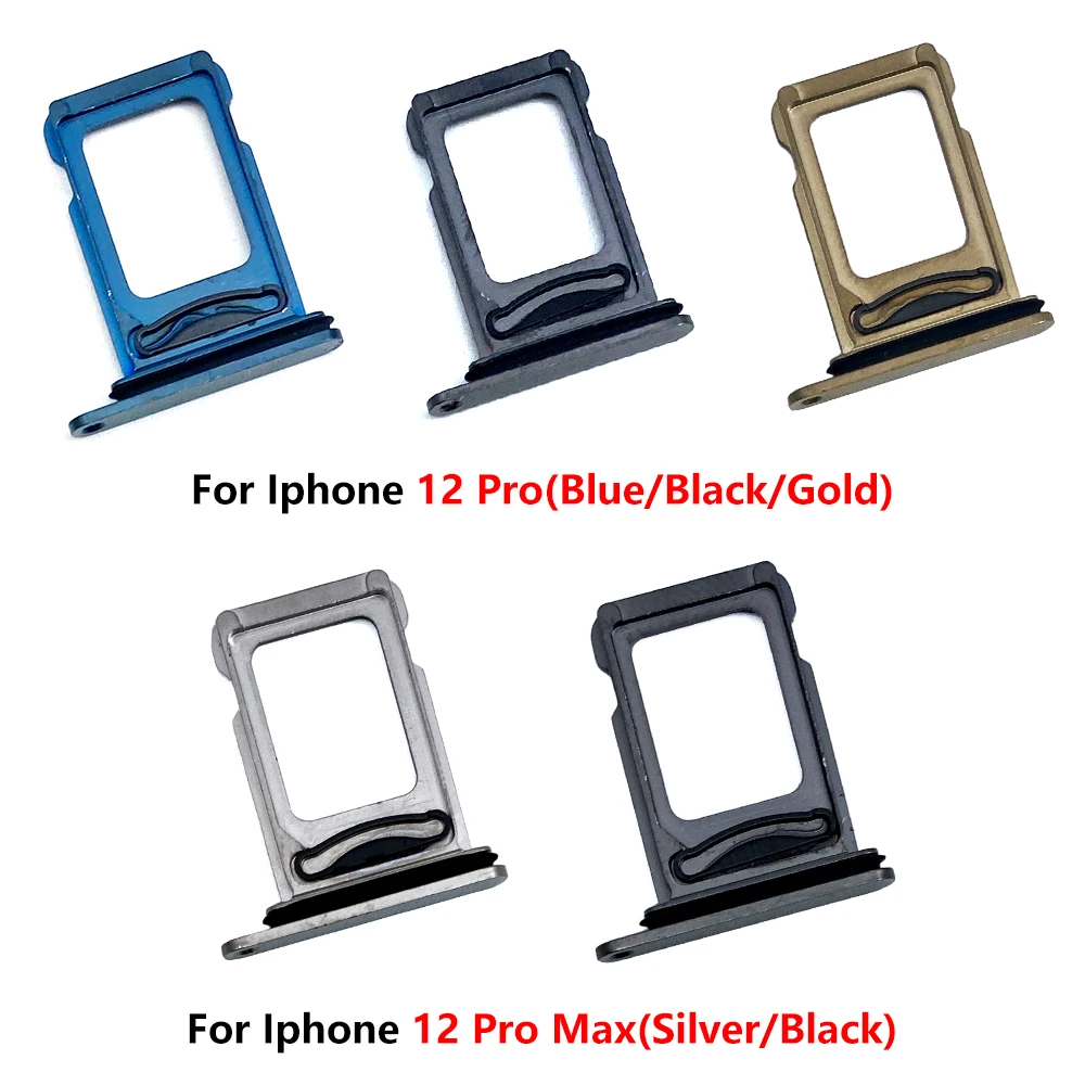 For Iphone 12 Pro Max Dual SIM Tray Single SIM Card Slot Replacement Part