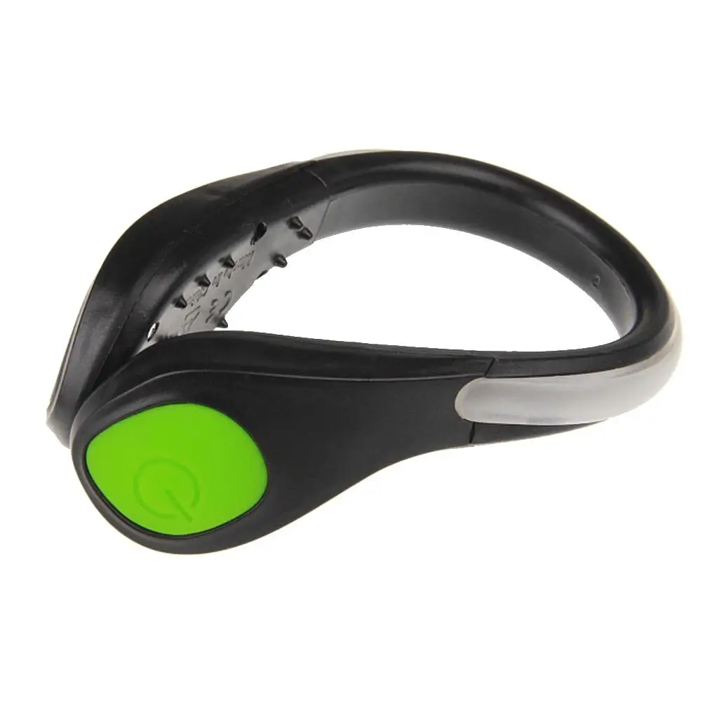 1 Pcs LED Shoe Light Clips Safety Night Running Gear for Runners Joggers Bikers Walkers (Green Light)