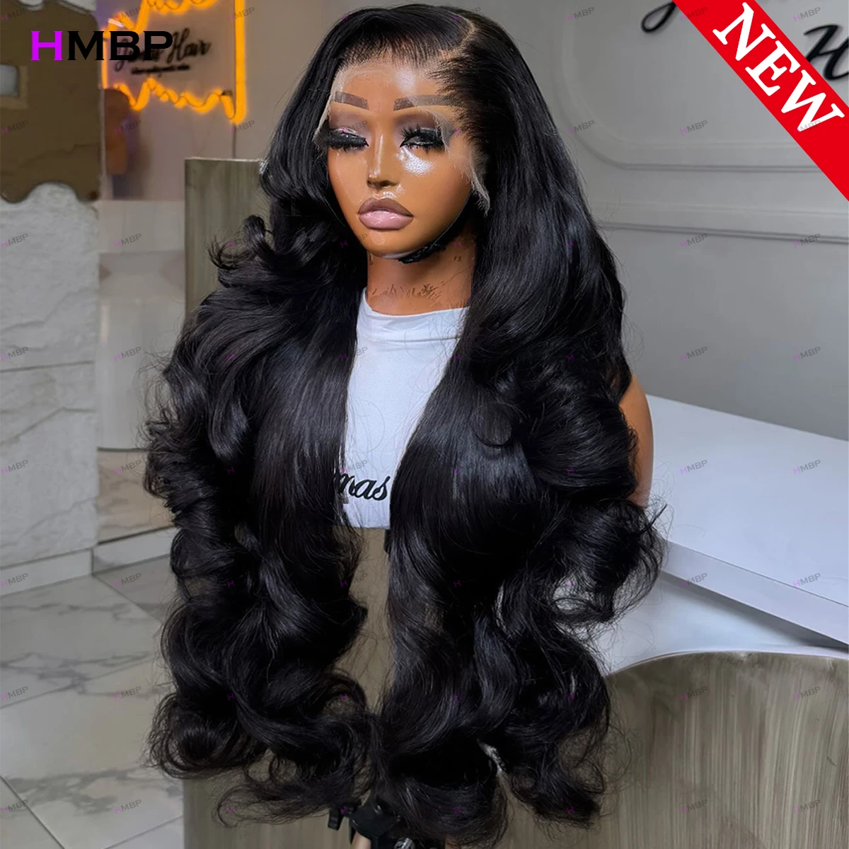 

Парик из натуральных волос Body Wave 360 HD, без клея, с фронтальным кружевом, готовый к носке, плотность 400, с кружевной застежкой 4x4, предварительно выщипанные волосы для женщин