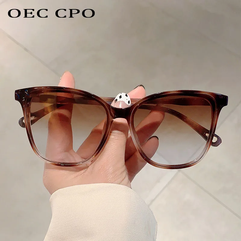 

OEC CPO Vintage Rectangle Sunglasses for Women Trendy Retro Candy Color Square Shades Eyewear Brand Design UV400 Protection