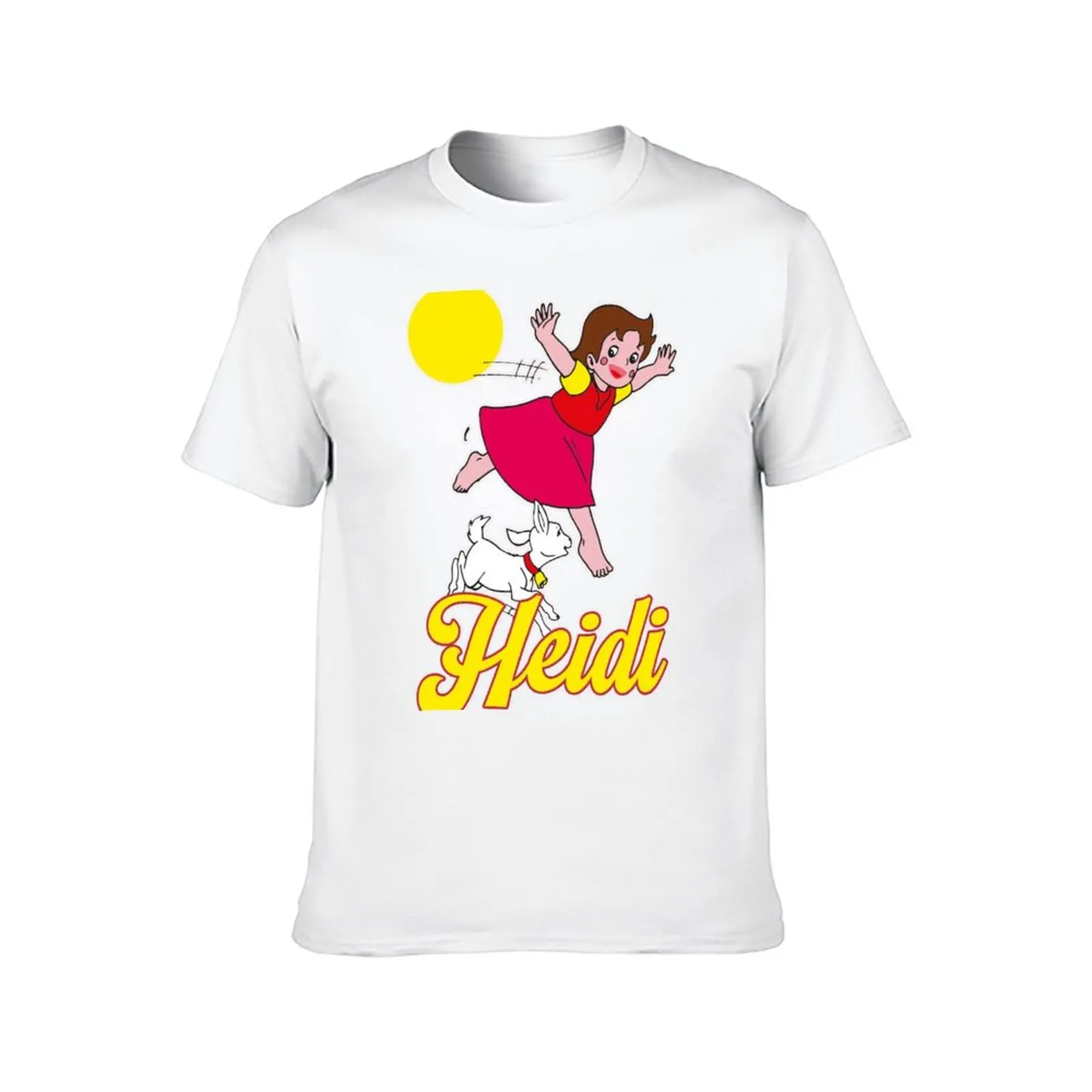 Heidi, your world is the mountains, retro series T-Shirt t shirts cotton 100% man graphic t shirt