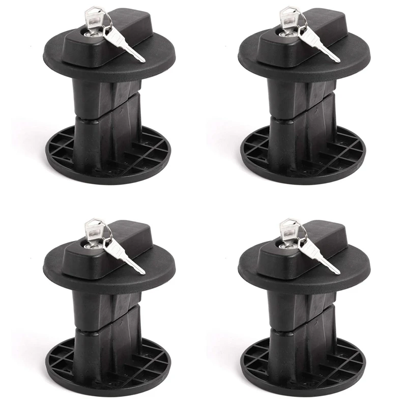 4X Gas Can Mount, Oil Mounting Lock 5Gallon Gas Tank Cans Lock Pack Mount Lock For 10L/2.6 Gallon Fuel Tank Barrel