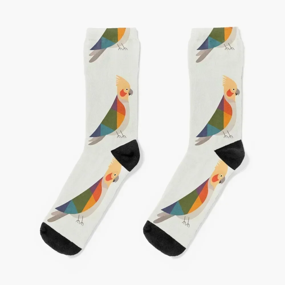 

Cockatiel Socks men cotton high quality Rugby gifts basketball Male Socks Women's