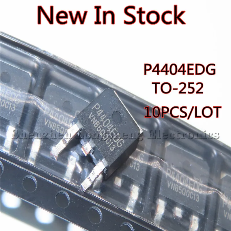 10PCS/LOT P4404EDG P4404 TO-252 LCD power supply high voltage MOS tube New In Stock