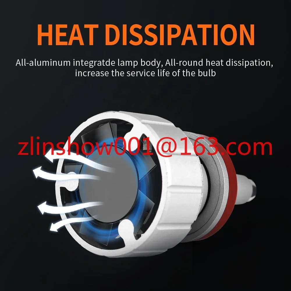 2021 Nieuwste N2P Led Koplamp 120W 19000LM H7 H8 H11 9005 9006 9012 Met G-CR Led Chips Real 360 verlichting Voor Auto Projector Lens