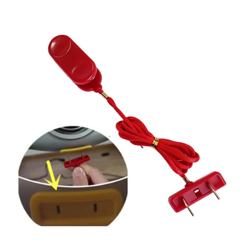 2Pack Red Treadmill Safety Key Rectangular Double Insert Stop Switch For Running Machine Fitness Equipment Gym Accessories
