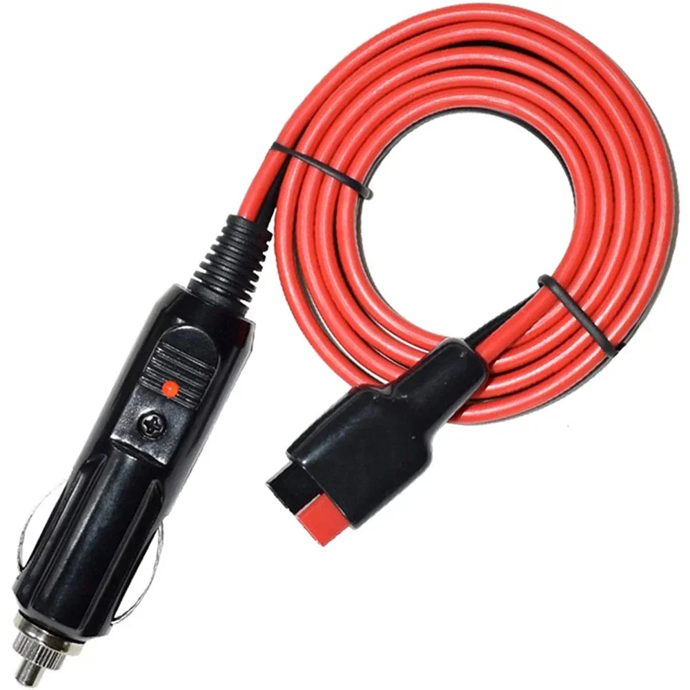 Car Cigarette Lighter Plug 95cm Extension Cable 14AWG Battery Charger Adapter 30A Connector Compatible with Anderson Powerpole