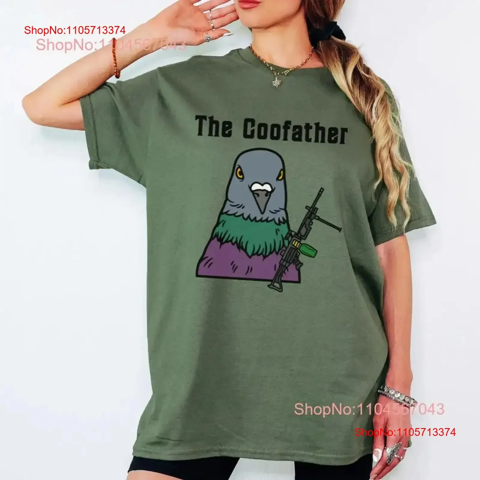Pigeon T Shirt Meme Unhinged Sarcastic Silly Dumb s Naturecore Pigeons vintage Washed Casual Versatile Stylish Slightly