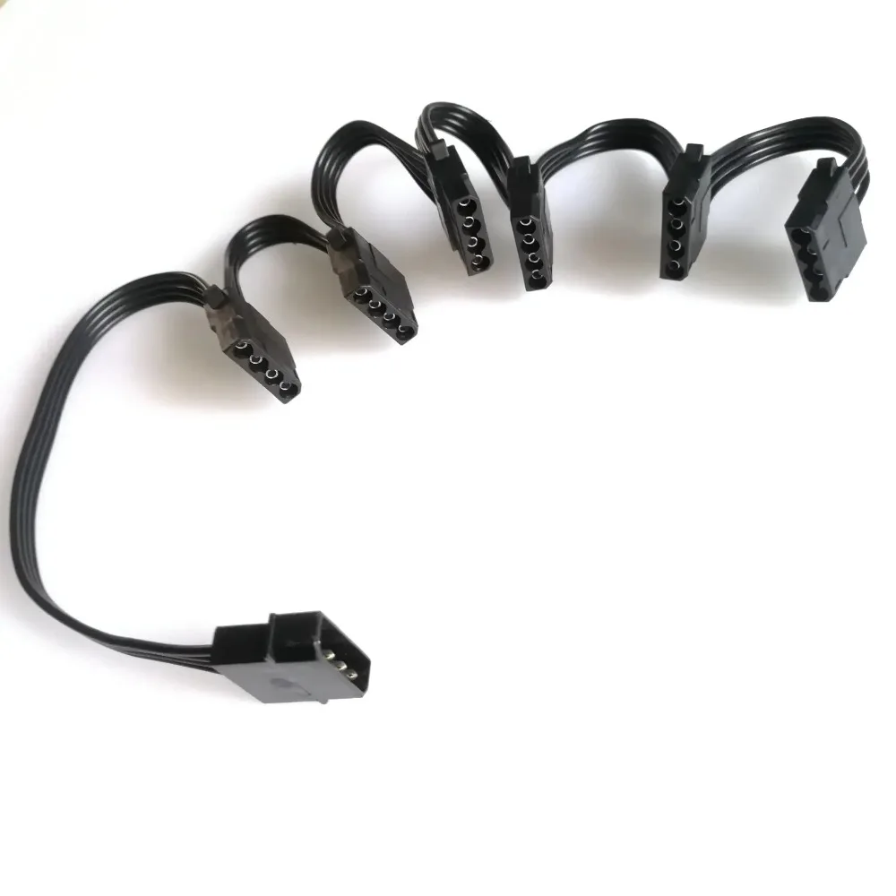 

Кабель питания IDE Molex, 4-контактный разъем мама-6 6-портовый 4P IDE D Папа 18AWG для компьютера, ПК, вентилятора, DVD, жесткого диска, HDD