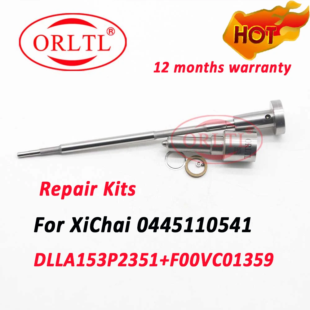 

ORLTL Original Common Rail Injector Repair Kits DLLA153P2351(0433172351) Valve F00vc01359 Overhaul Kits For 0445110541