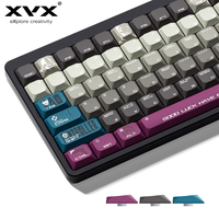 XVX Valorant Low Profile Gradient Game Keycaps PBT Dye-Sub Keycap Compatible 61/64/68/84/87/96/108 Layouts Mechanical Keyboard